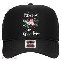 Blessed Great Grandma Flower Bouquet Gift For Grandma Gift Hat thumb 0