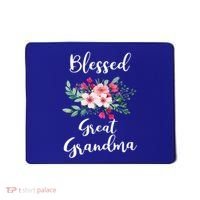 Blessed Great Grandma Flower Bouquet Gift For Grandma Gift Mousepad thumb 0