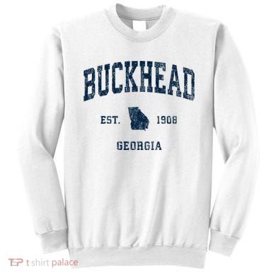 Buckhead Georgia Ga Vintage Athletic Sweatshirt