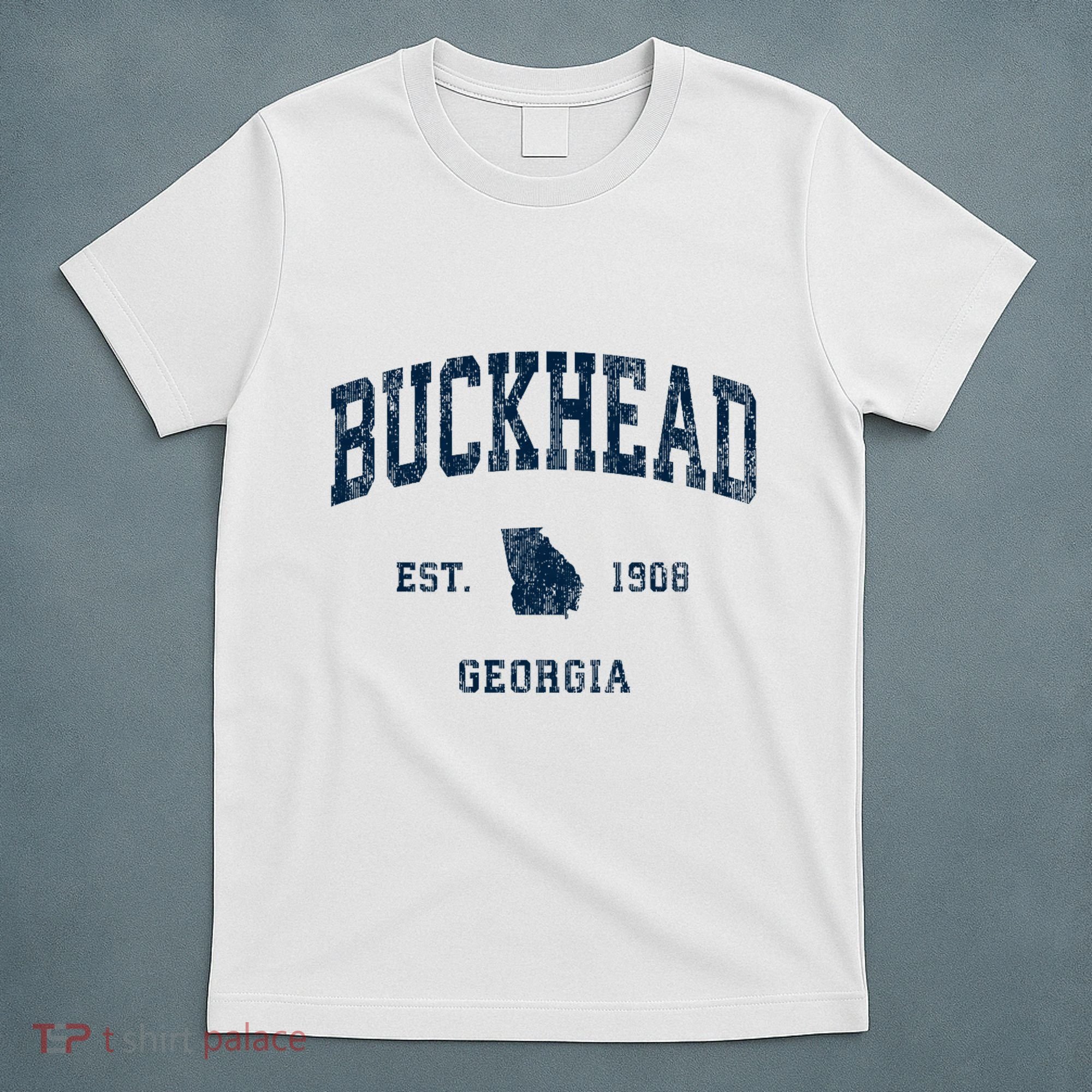 Buckhead Georgia Ga Vintage Athletic T-Shirt