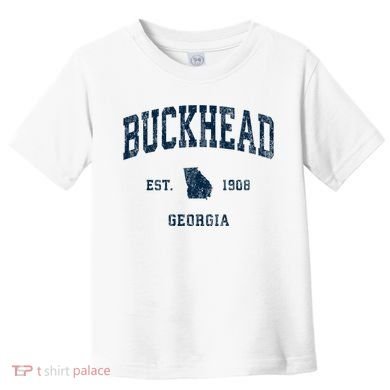 Buckhead Georgia Ga Vintage Athletic Toddler T-Shirt