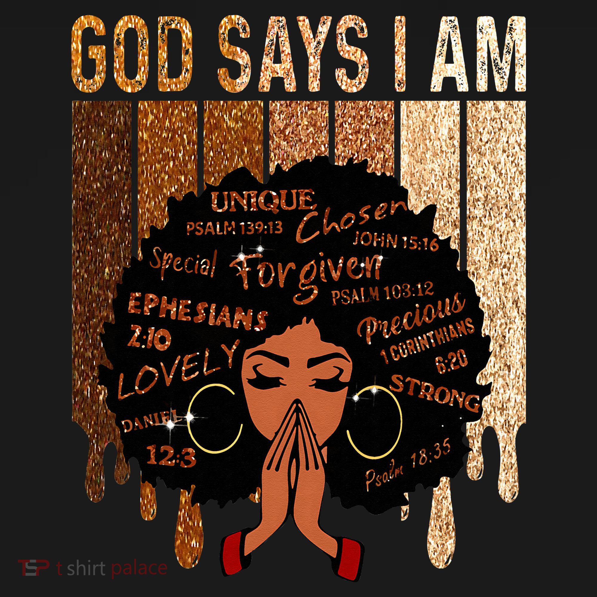 Black Girl God Says I Am Black Melanin Juneteenth Long Sleeve Shirt