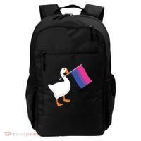 Bisexual Goose Game Lgbtq Bi Pride Parade Flag Untitled Honk Gift Backpack thumb 0