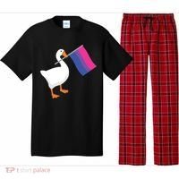 Bisexual Goose Game Lgbtq Bi Pride Parade Flag Untitled Honk Gift Pajama Set thumb 0
