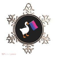 Bisexual Goose Game Lgbtq Bi Pride Parade Flag Untitled Honk Gift Ornament thumb 0