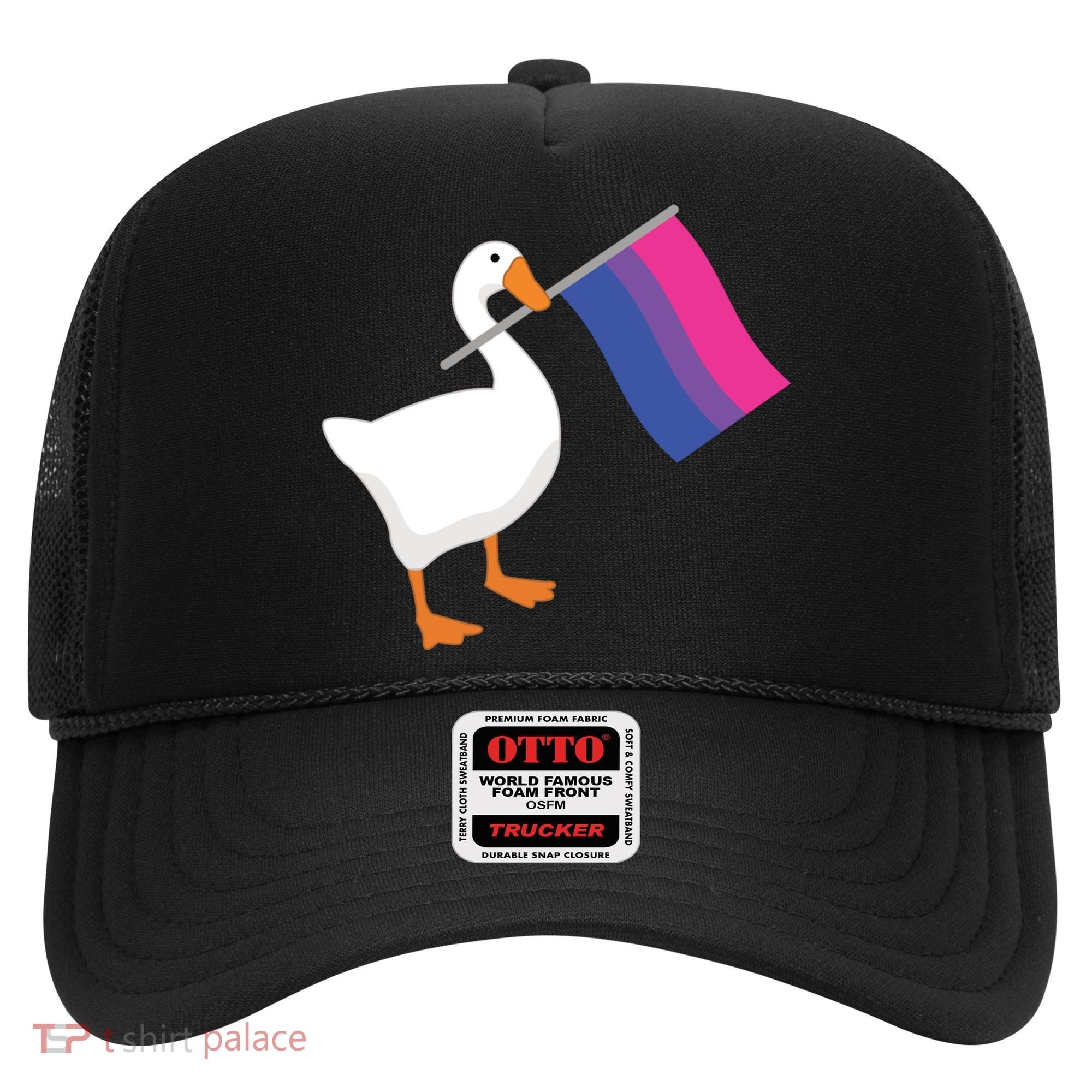 Bisexual Goose Game Lgbtq Bi Pride Parade Flag Untitled Honk Gift Hat