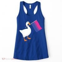 Bisexual Goose Game Lgbtq Bi Pride Parade Flag Untitled Honk Gift Women's Tank Top thumb 0