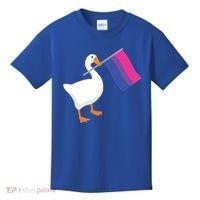 Bisexual Goose Game Lgbtq Bi Pride Parade Flag Untitled Honk Gift Kids T-Shirt thumb 0