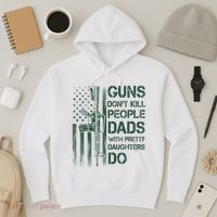Best Gift Guns DonT Kill People Dads With Pretty Daughters Hoodie thumb 3
