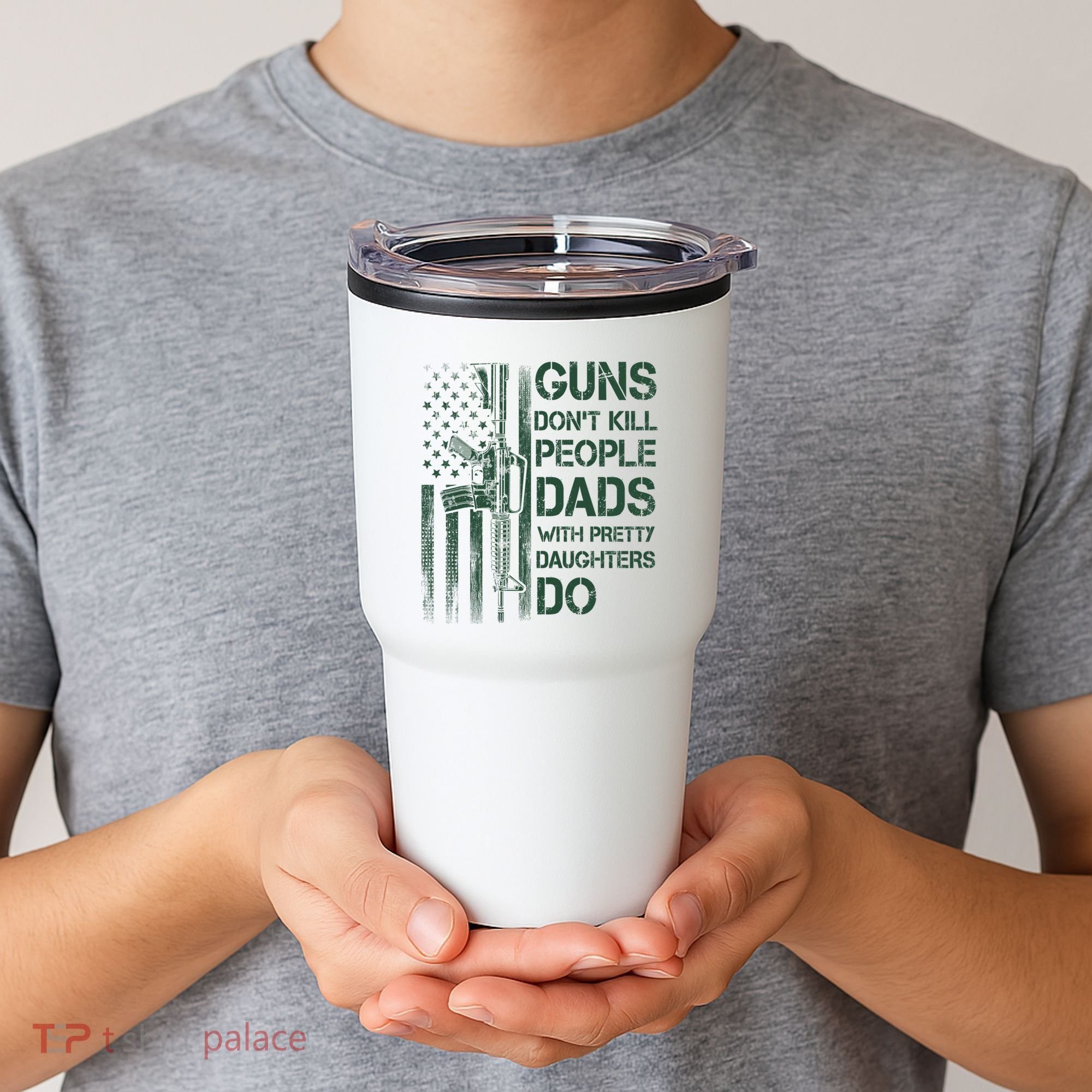 Best Gift Guns DonT Kill People Dads With Pretty Daughters Tumbler