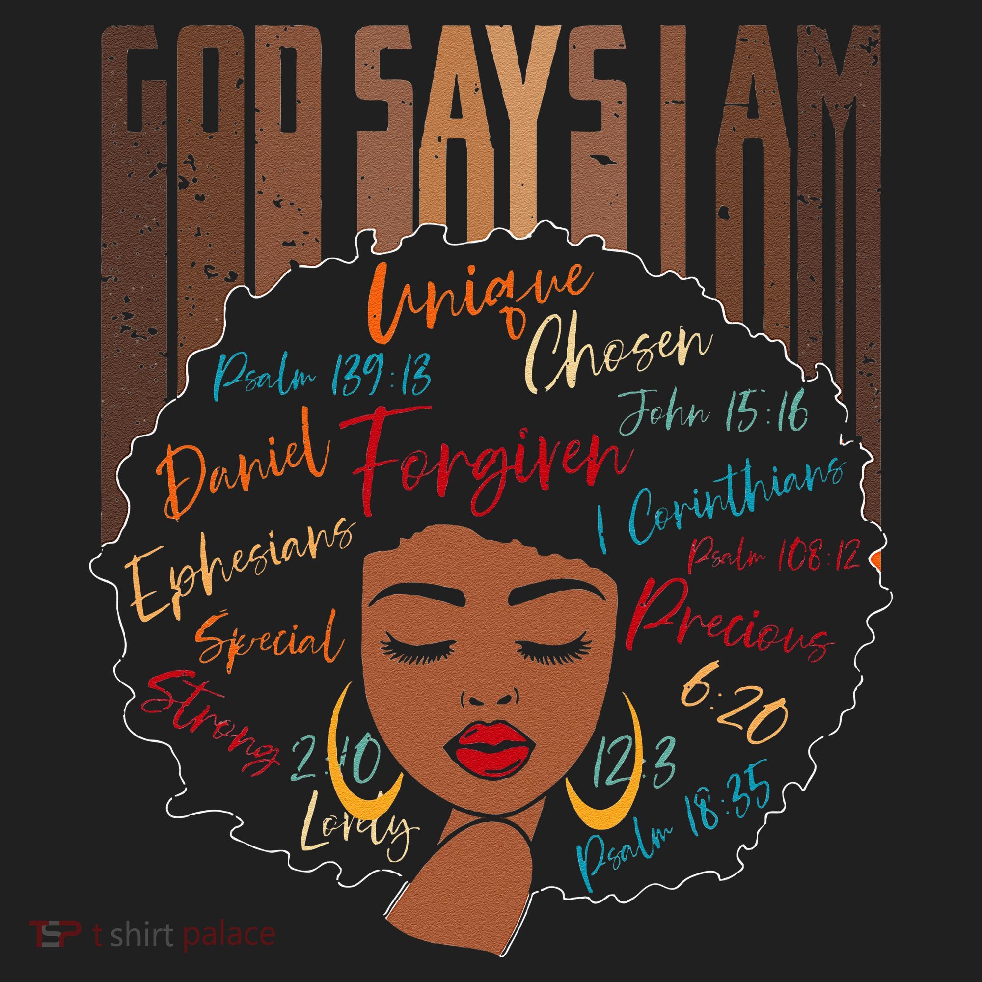 Black Girl God Says I Am Black Melanin History Month Pride Beanie
