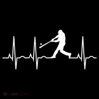 Baseball Great Gift Men Gift Baseball Player Heartbeat Gift Women's Hoodie thumb 2