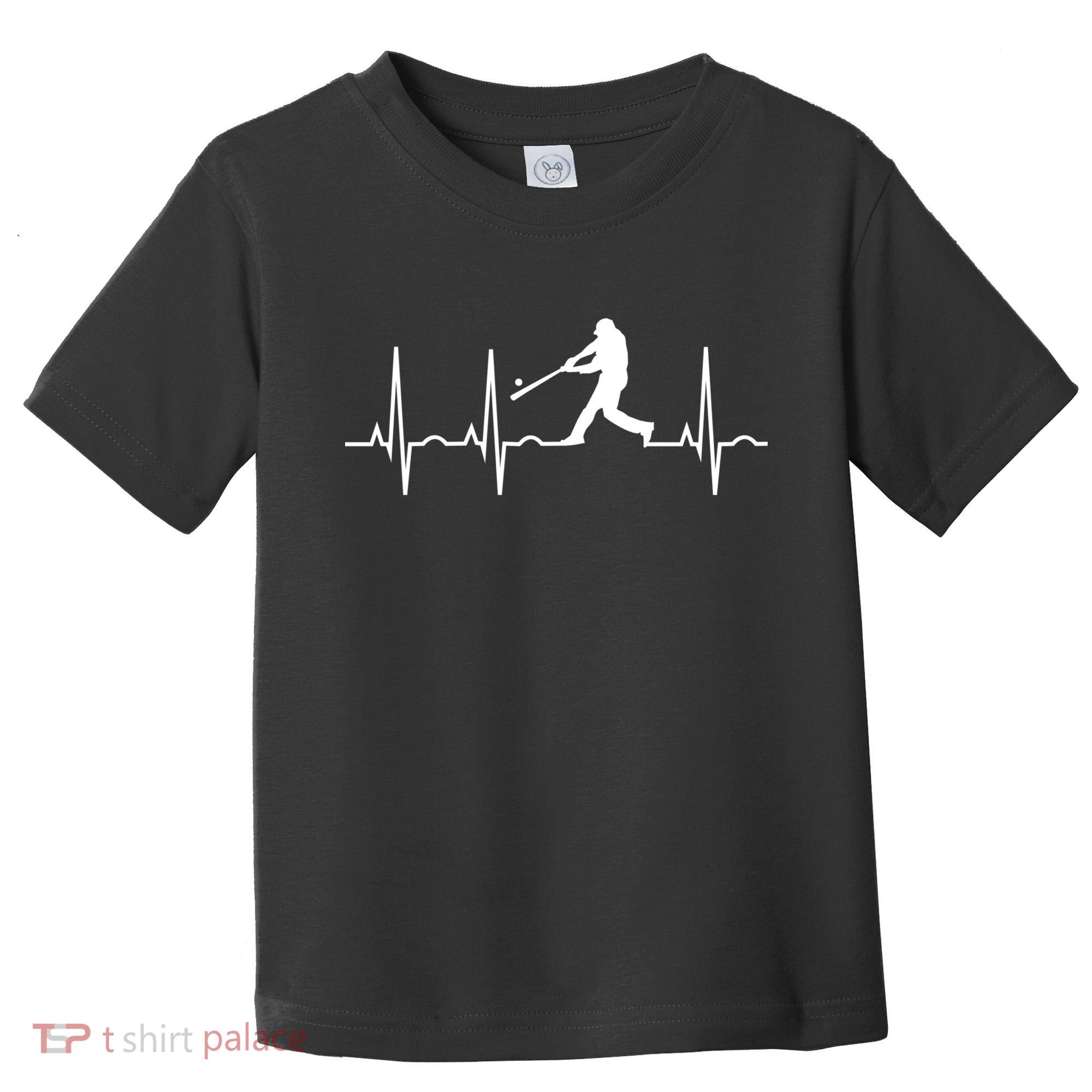Baseball Great Gift Men Gift Baseball Player Heartbeat Gift Toddler T-Shirt