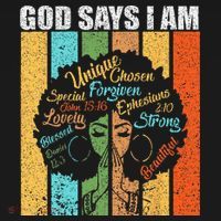 Black Girl God Says I Am Black Melanin Junenth Women's Hoodie thumb 2
