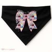 Birthday Girl Groovy Taylor First Name Personalized P.i.n.k USA-Made Doggie Bandana thumb 0