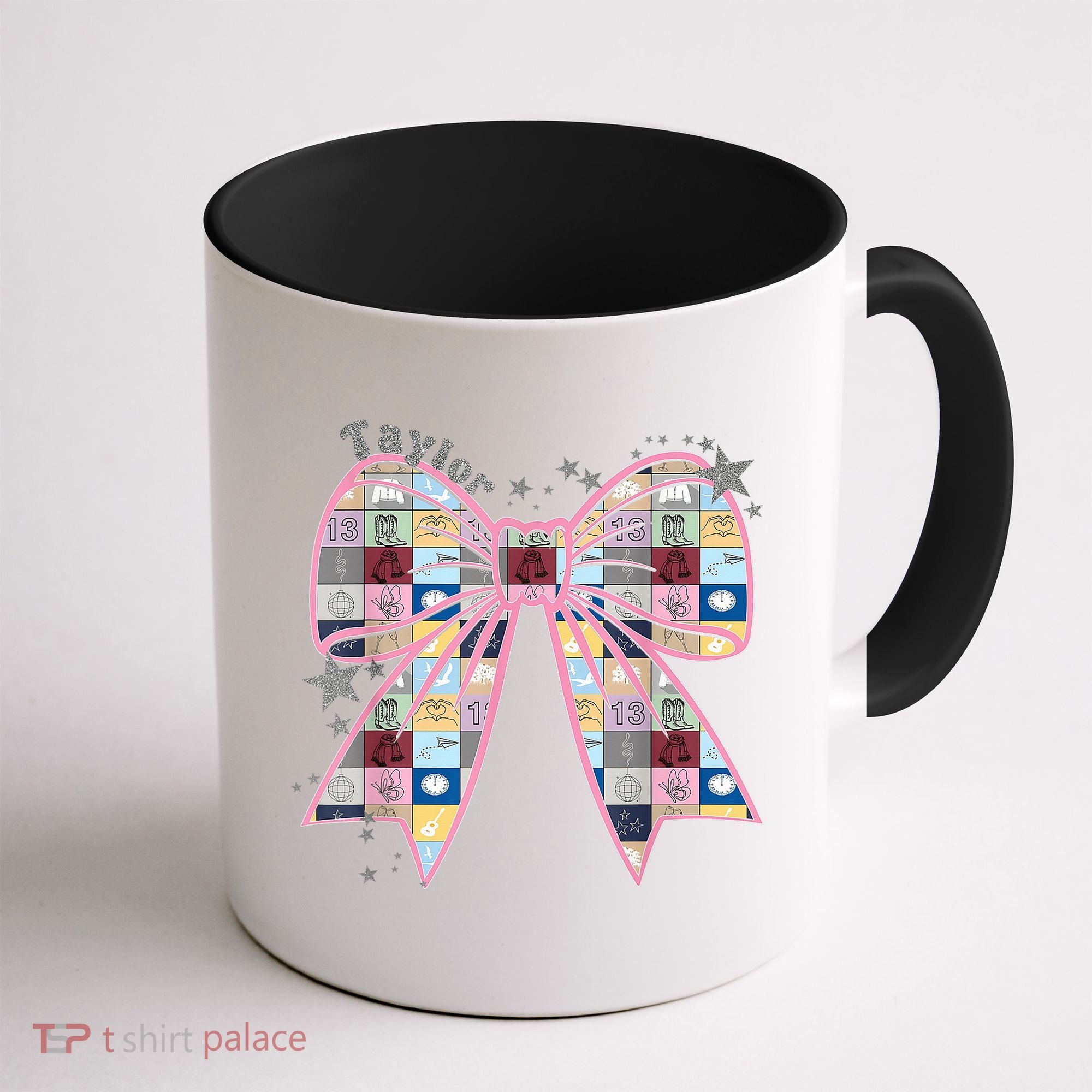 Birthday Girl Groovy Taylor First Name Personalized P.i.n.k Coffee Mug