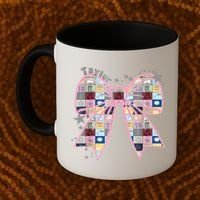 Birthday Girl Groovy Taylor First Name Personalized P.i.n.k Coffee Mug thumb 2