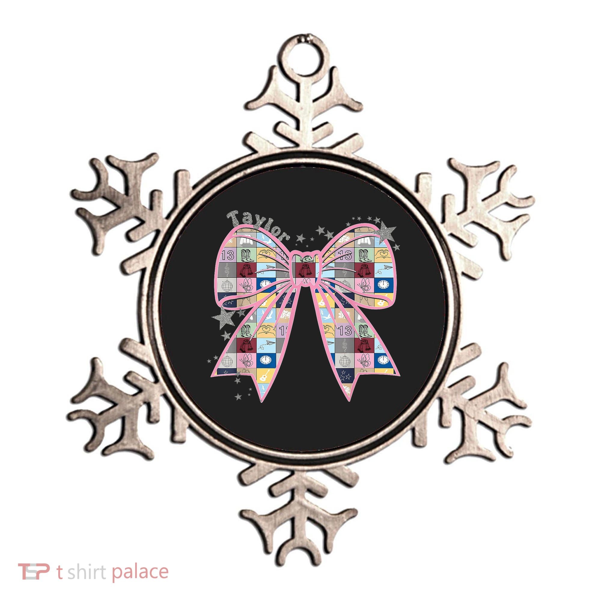 Birthday Girl Groovy Taylor First Name Personalized P.i.n.k Ornament