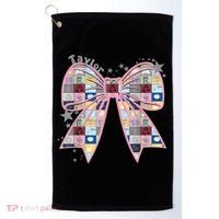 Birthday Girl Groovy Taylor First Name Personalized P.i.n.k Golf Towel thumb 0