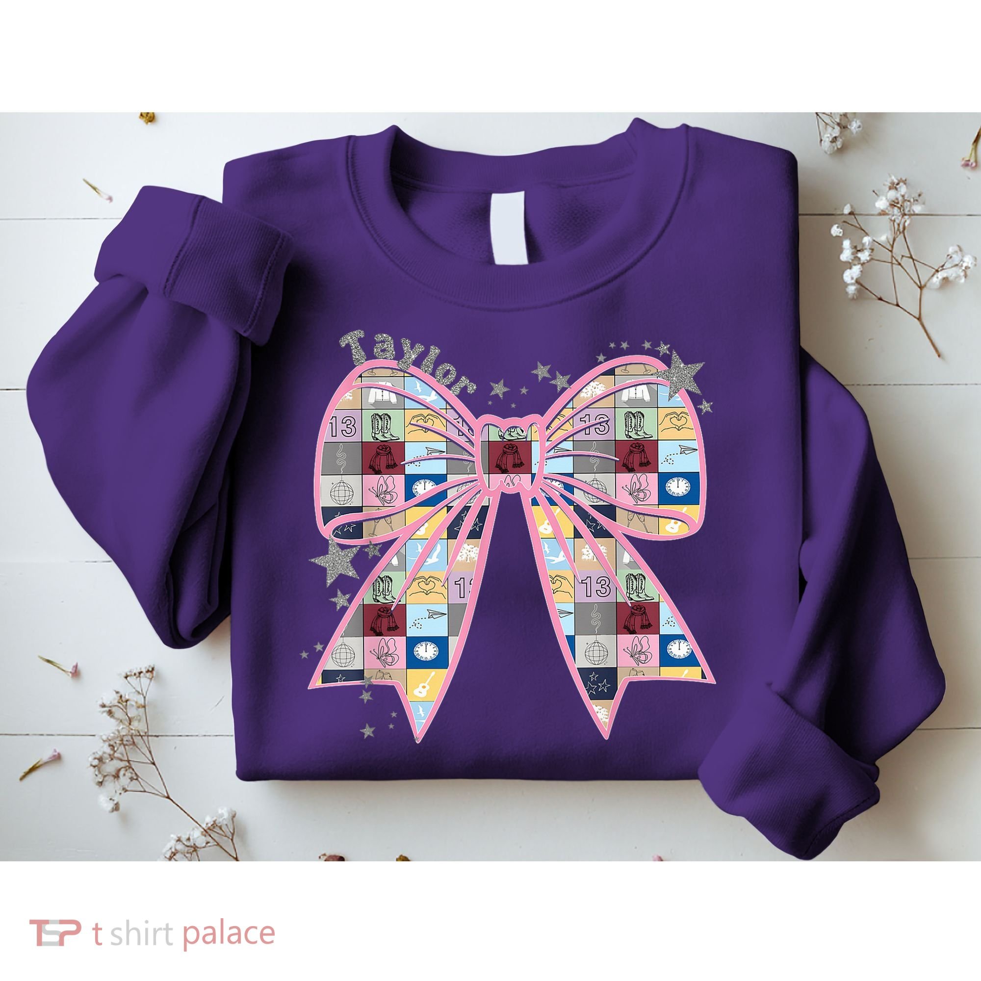 Birthday Girl Groovy Taylor First Name Personalized P.i.n.k Sweatshirt