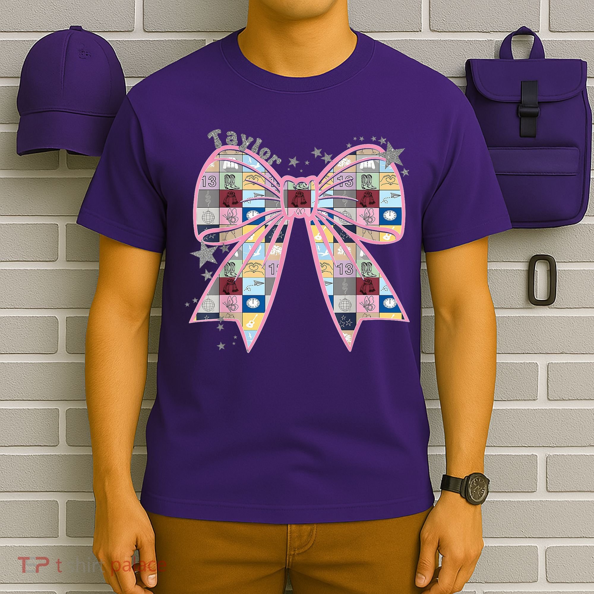 Birthday Girl Groovy Taylor First Name Personalized P.i.n.k T-Shirt