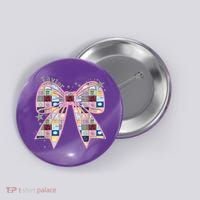 Birthday Girl Groovy Taylor First Name Personalized P.i.n.k Button thumb 0