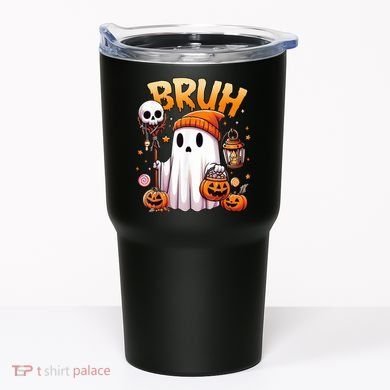 Bruh Ghost Halloween Cute Ghost Trick Or Treat Tumbler