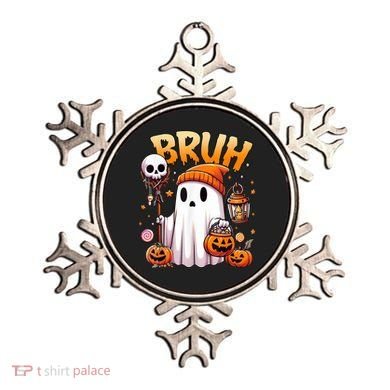 Bruh Ghost Halloween Cute Ghost Trick Or Treat Ornament