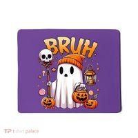 Bruh Ghost Halloween Cute Ghost Trick Or Treat Mousepad thumb 0