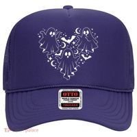 Boo Ghost Heart Halloween Festive Hat thumb 0
