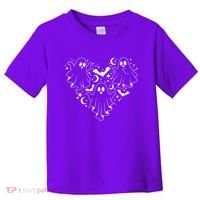 Boo Ghost Heart Halloween Festive Toddler T-Shirt thumb 0
