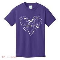 Boo Ghost Heart Halloween Festive Kids T-Shirt thumb 0