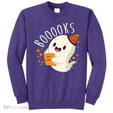 Books Ghost Halloween Cute Funny Sweatshirt