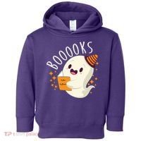 Books Ghost Halloween Cute Funny Toddler Hoodie thumb 0