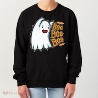 Boo Ghost Halloween Cute Women's Sweatshirt thumb 0