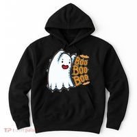 Boo Ghost Halloween Cute Hoodie thumb 0