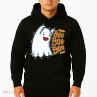 Boo Ghost Halloween Cute Hoodie thumb 2