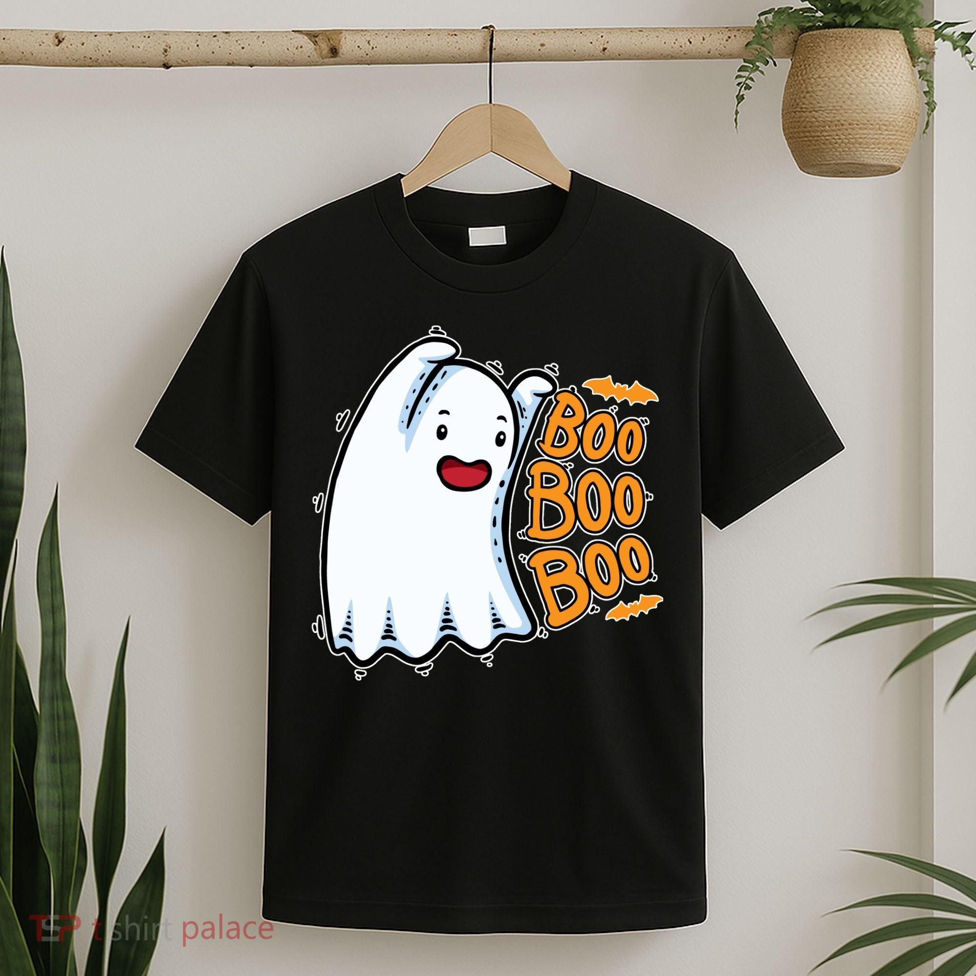 Boo Ghost Halloween Cute T-Shirt