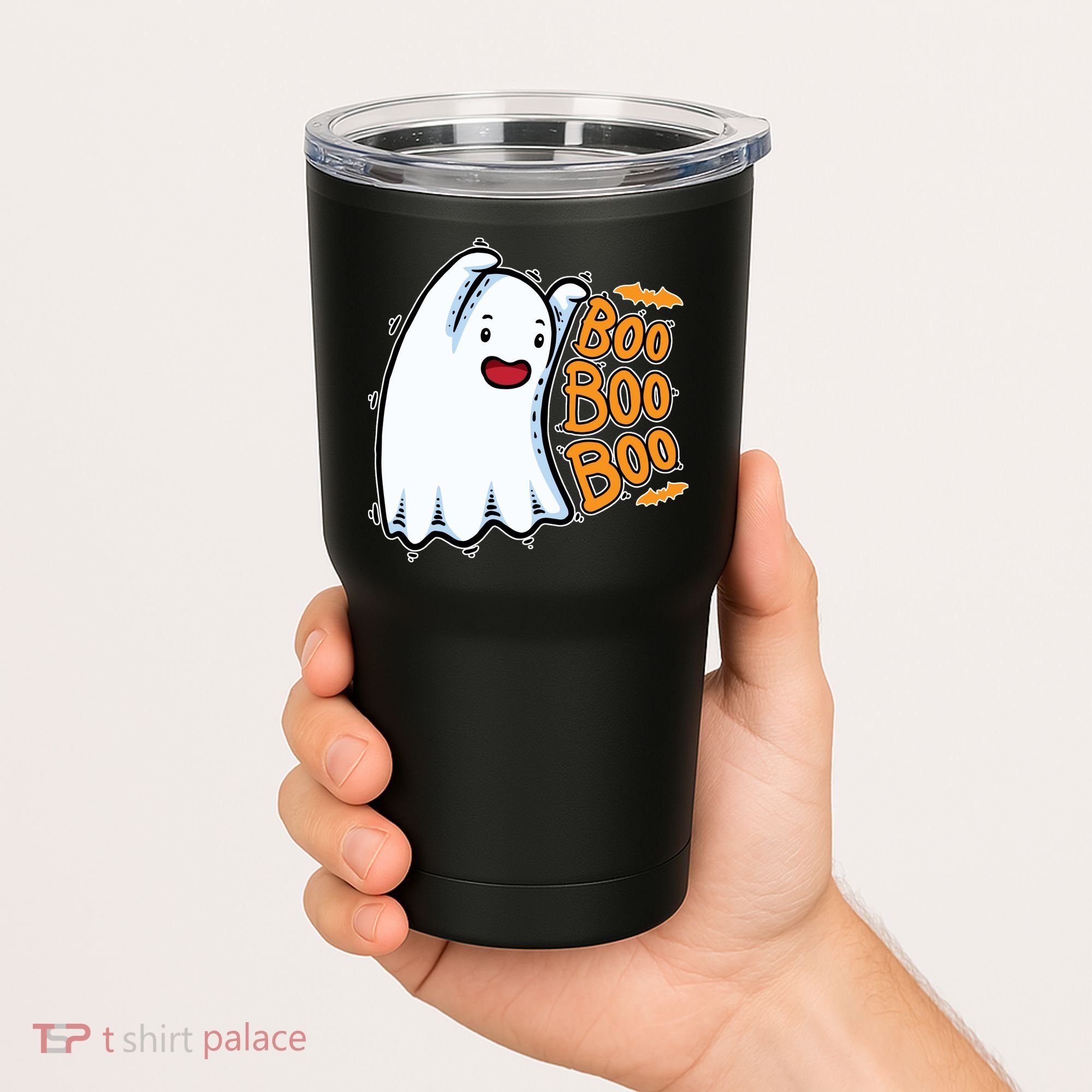Boo Ghost Halloween Cute Tumbler