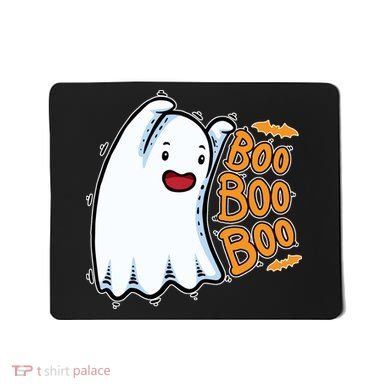 Boo Ghost Halloween Cute Mousepad