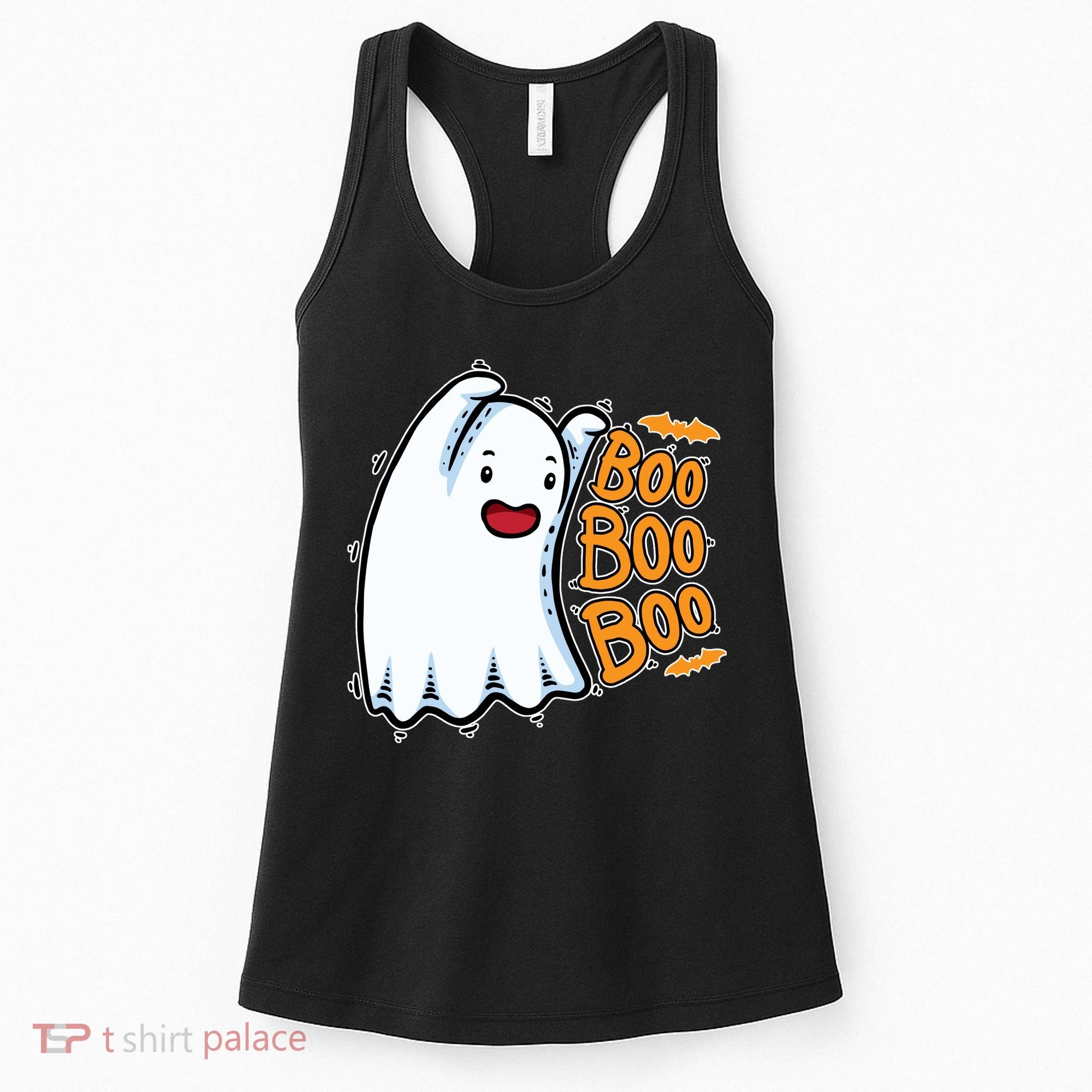 Boo Ghost Halloween Cute Women's Tank Top