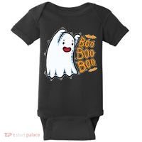 Boo Ghost Halloween Cute Baby Bodysuit thumb 0