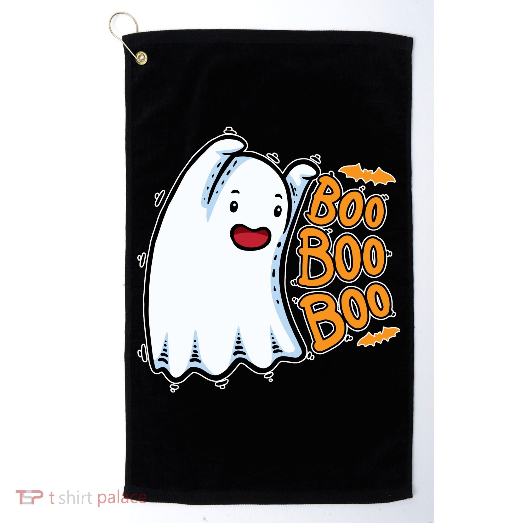 Boo Ghost Halloween Cute Golf Towel