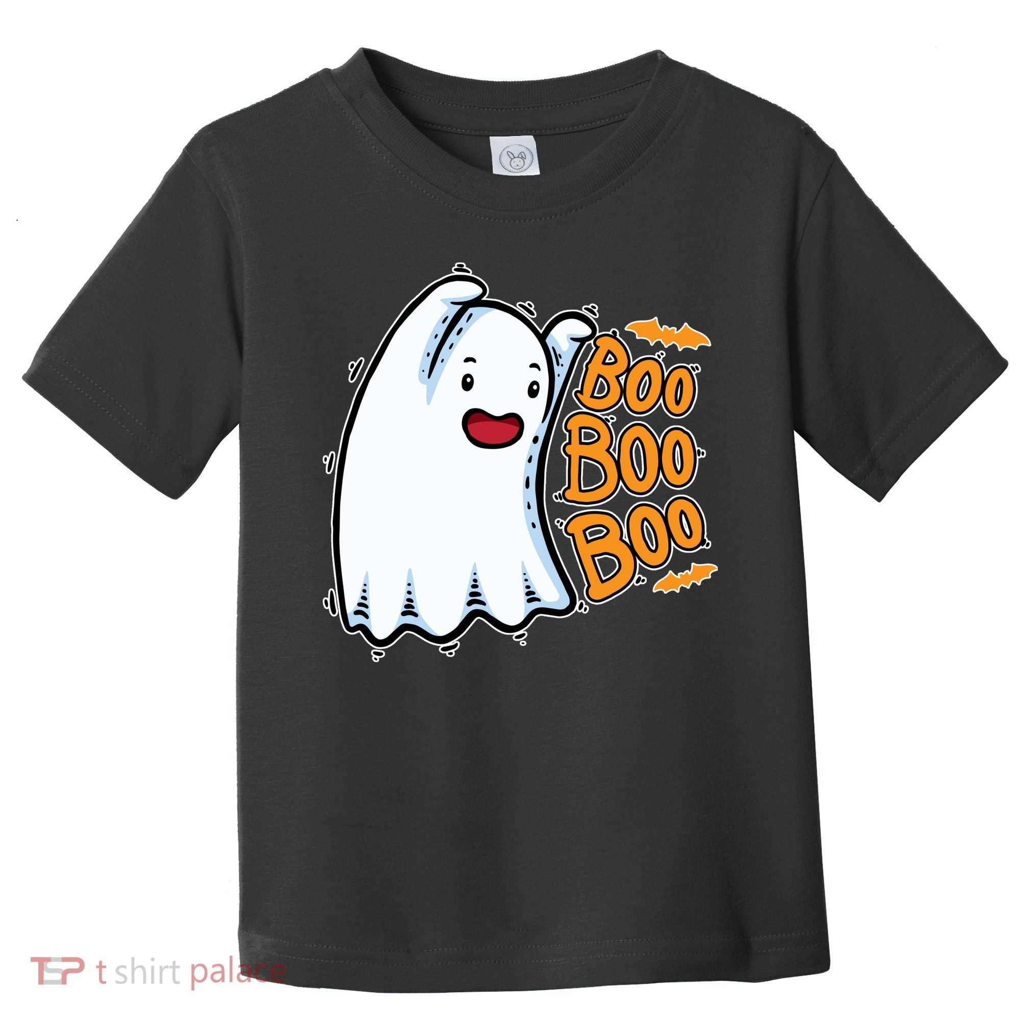 Boo Ghost Halloween Cute Toddler T-Shirt