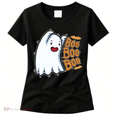Boo Ghost Halloween Cute Women's T-Shirt