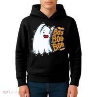 Boo Ghost Halloween Cute Kids Hoodie thumb 4
