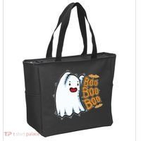 Boo Ghost Halloween Cute Tote Bag thumb 2