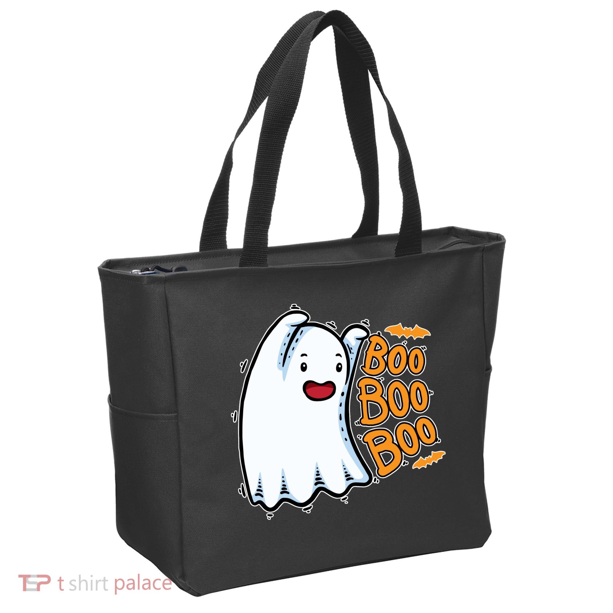 Boo Ghost Halloween Cute Tote Bag