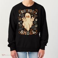 Birthday Ghoul Halloween Ghost BOO Women's Sweatshirt thumb 0