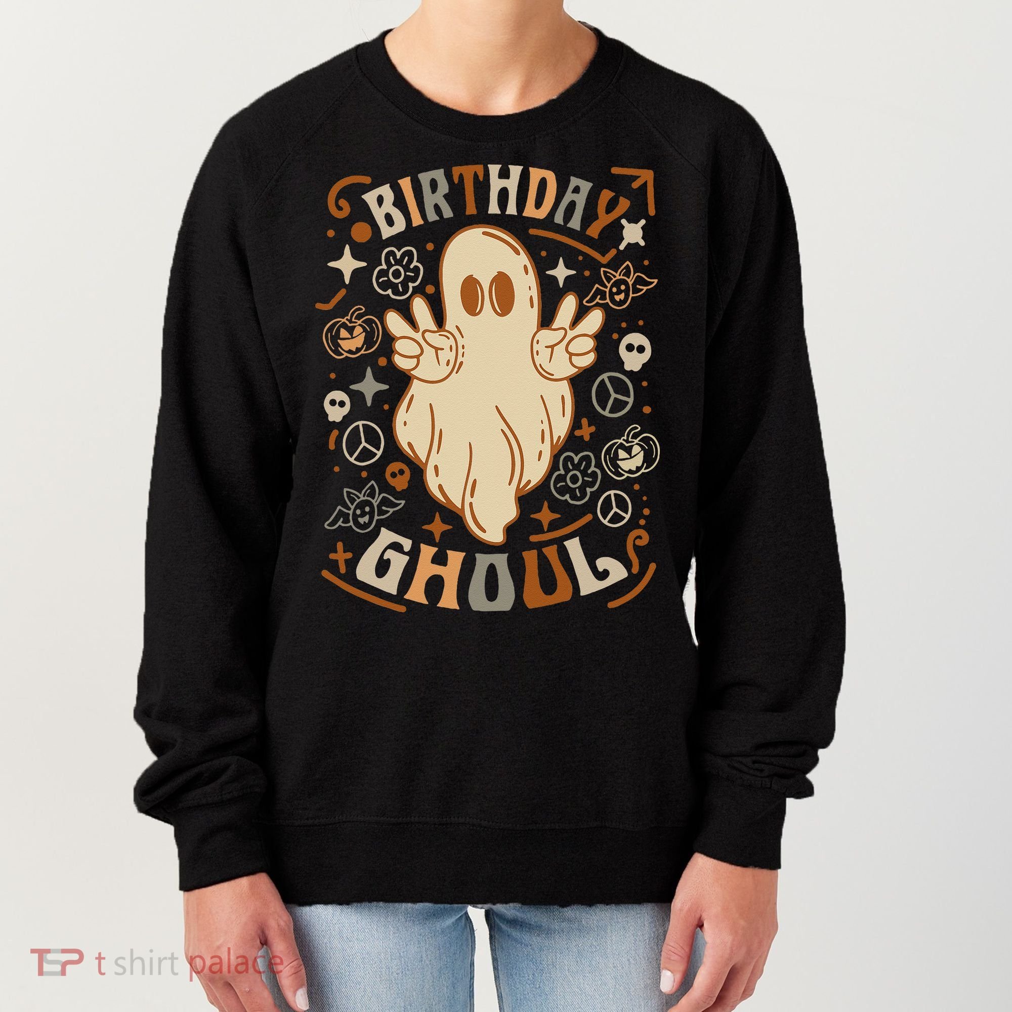 Birthday Ghoul Halloween Ghost BOO Women's Sweatshirt